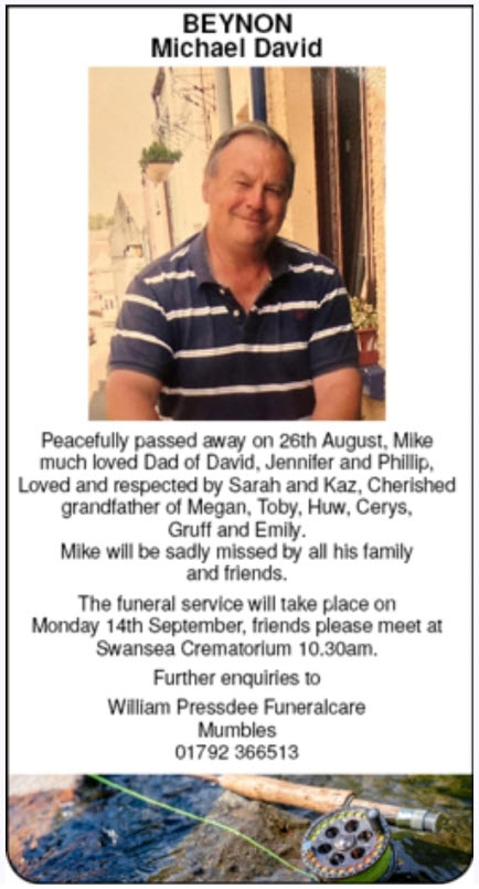 Obituary Mike Beynon